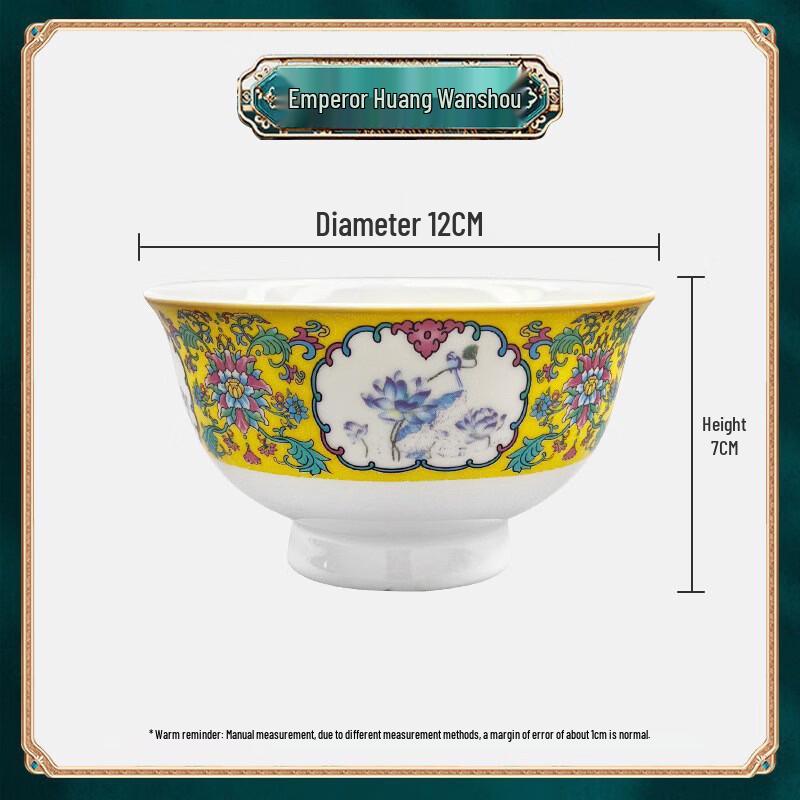Shuogang Tiangong Imperial Yellow Enamel Ceramic High-Foot Bowls