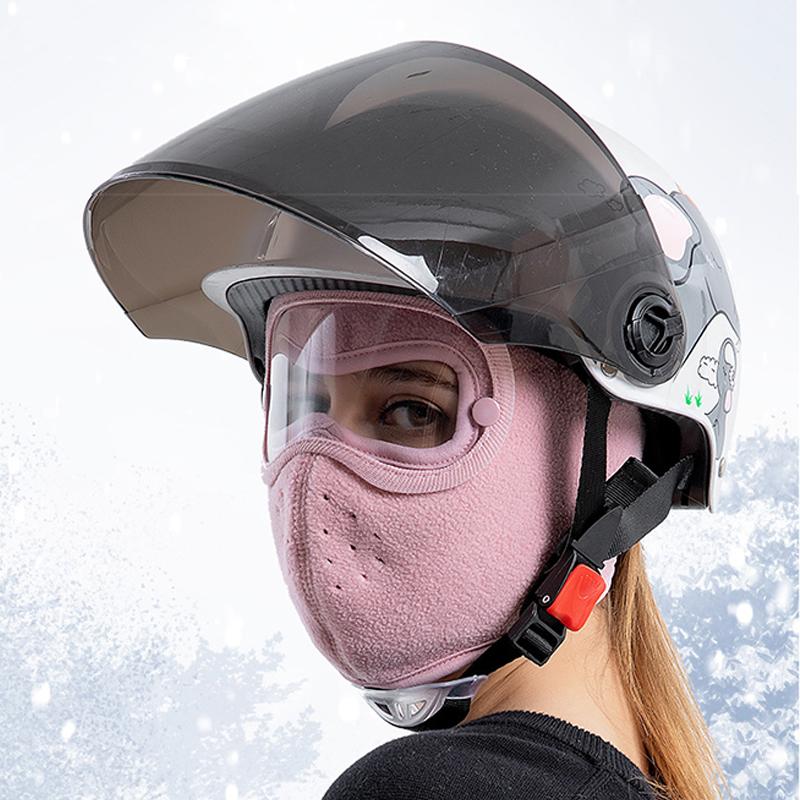 Cycling Full Face Mask Windproof Anti-fog Cycling Goggles Hood Mask Winter Cap Ski Breathable Masks Balaclava Motorcycle Mask