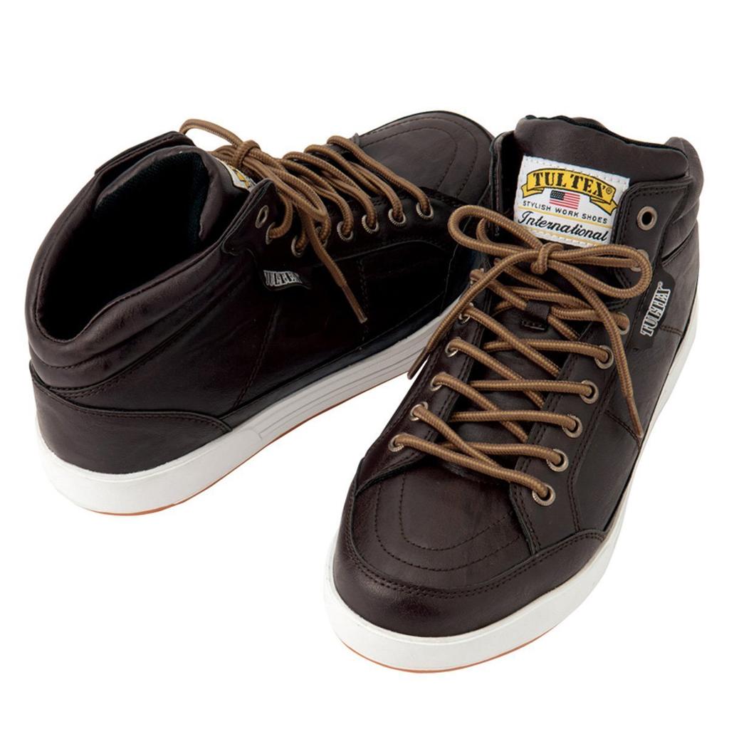 Aitos TULTEX Safety Shoes (Mid-Cut) Brown 51633 Sneakers Size 27.0cm
