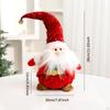 Christmas Doll Statue Collectible for Home Decor Gift Figurine Plush Ornament Hallway