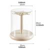 Clear Display Case for Figures Doll Storage Box Rotating Tabletop Stand Small Toys