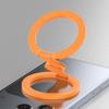 Dual-Side Magnetic Phone Holder Stand Foldable Desktop Car Mount With Finger Gyro Ring Zinc Alloy Strong Magnet