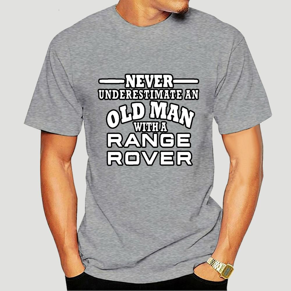 Range Rover 4 x4 Never Underestimate an Old Unisex Unisexs T Shirt Size S 5XL Black fashion t shirt 100 cotton tee shirt 7094X