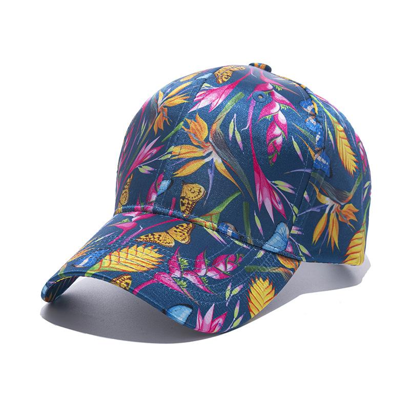 New Fashion Colorful Tie-Dye Baseball Cap Spring Men'S And Women'S Trend Lovers Hat Outdoor Sports Adjustable Sun Graffiti Bones