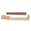 Ukulele Fretboard Neck Set Rosewood Okoume Wood Fingerboard Replacement for 4 String Musical Instrument 23in