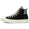 Chuck 70 Mixed Material Hi Black Egret 163220C
