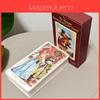 Bohemian Cats Playing Cards With Doublesided Embossed Design For Family Entertainment And Logic Skills