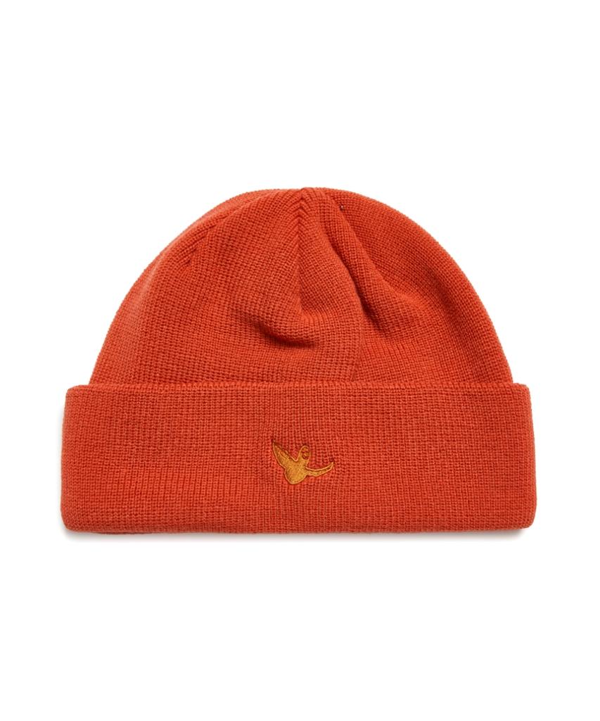 MARK GONZALES Angel Wappen Short Beanie - Camel