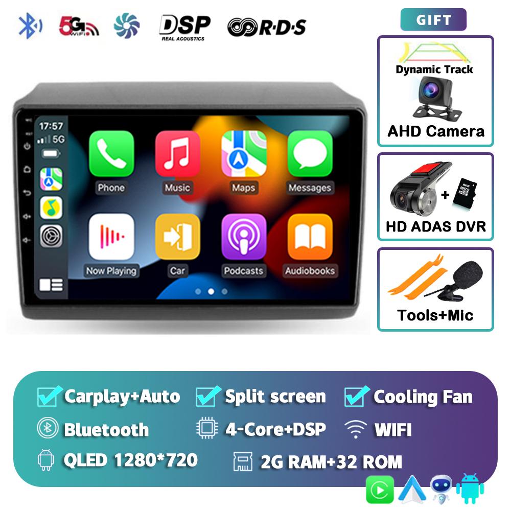 Android 14 Car Radio Carplay For Fiat Ducato 2007-2015 Citroen Jumper Peugeot Boxer 2011-2015 2 Din Autoradio Multimedia GPS DSP