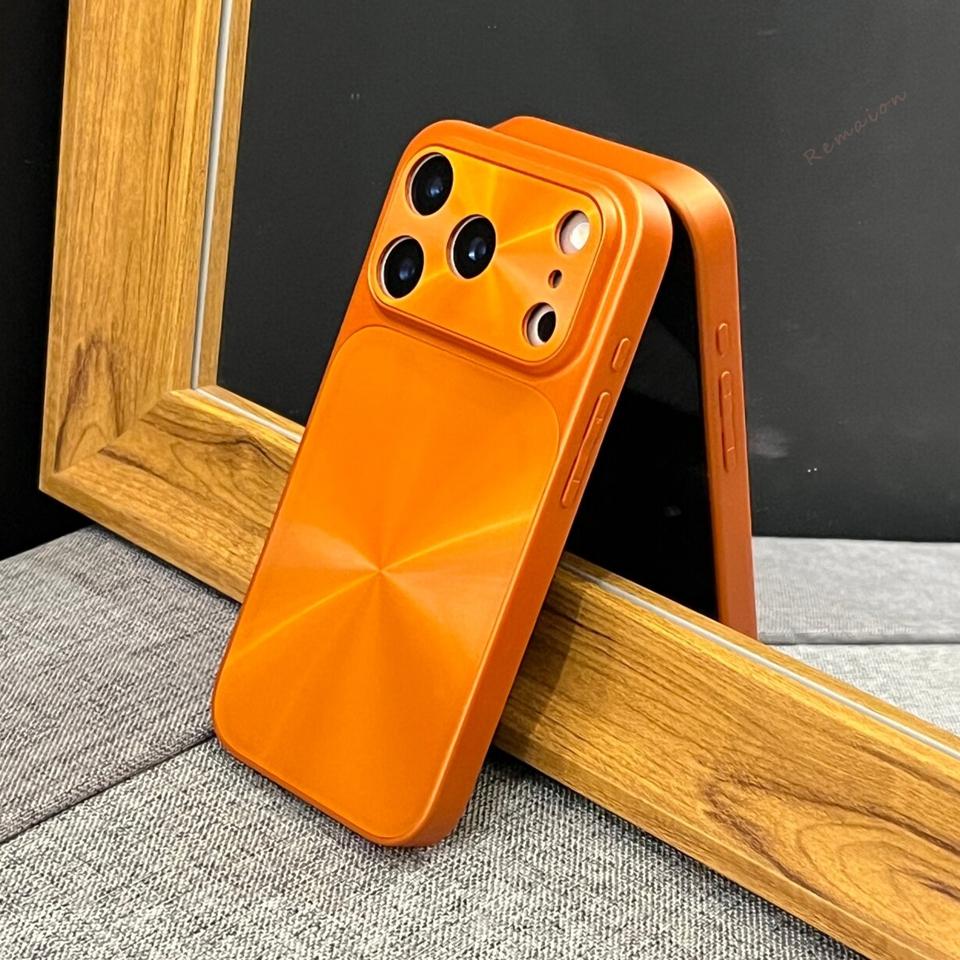 CD Matte Phone Case For iPhone 17 Air 13 11 12 14 15 16 Pro Max Plus 16Pro 17Pro Max Official Colorful Aurora Protector Cover