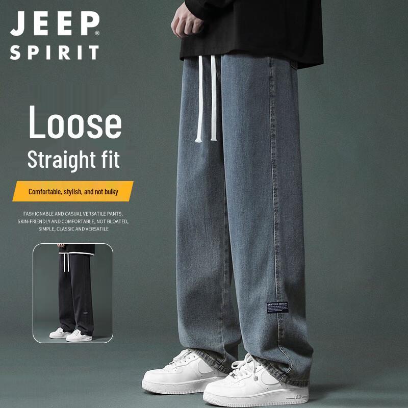 

JEEP SPIRIT Men s Loose Straight-Leg Denim Jeans XL