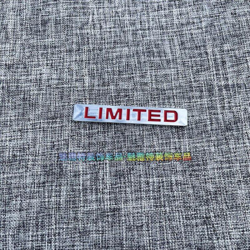 Suitable for Metal LIMITED Modified Car Logo Sticker Limited Edition Car Body Decoration Label Side Label Tail Label