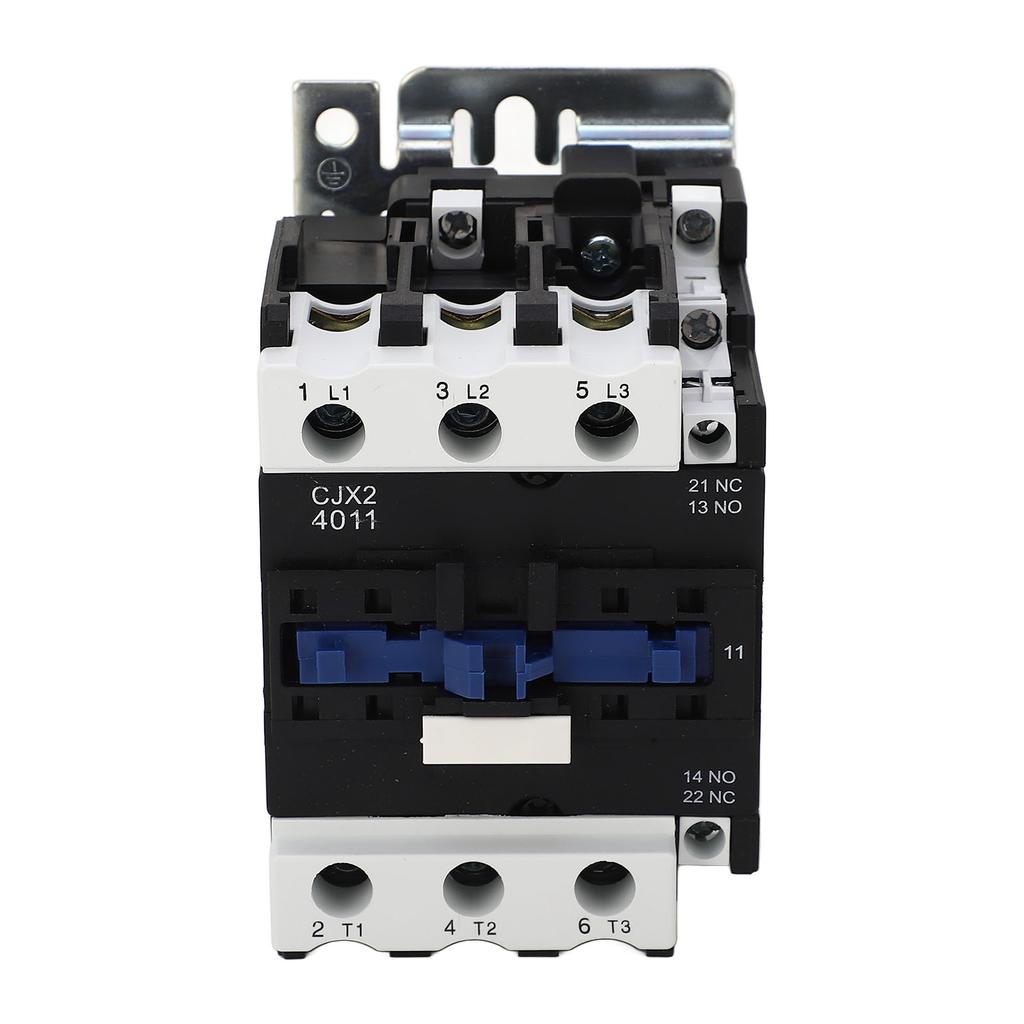 AC Contactor 3 Pole DIN Rail Mount Universal Circuit Control Electric Motor Contactor 380V Coil 40A