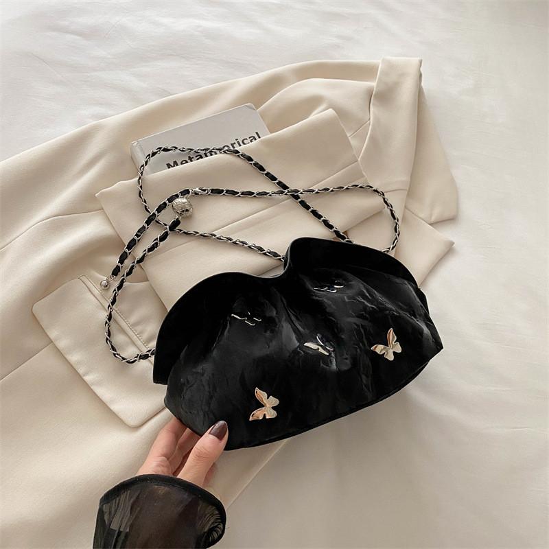 Fashionable Canvas Bucket Bag For Women Available In Black White Blue Pink Silver чёрный