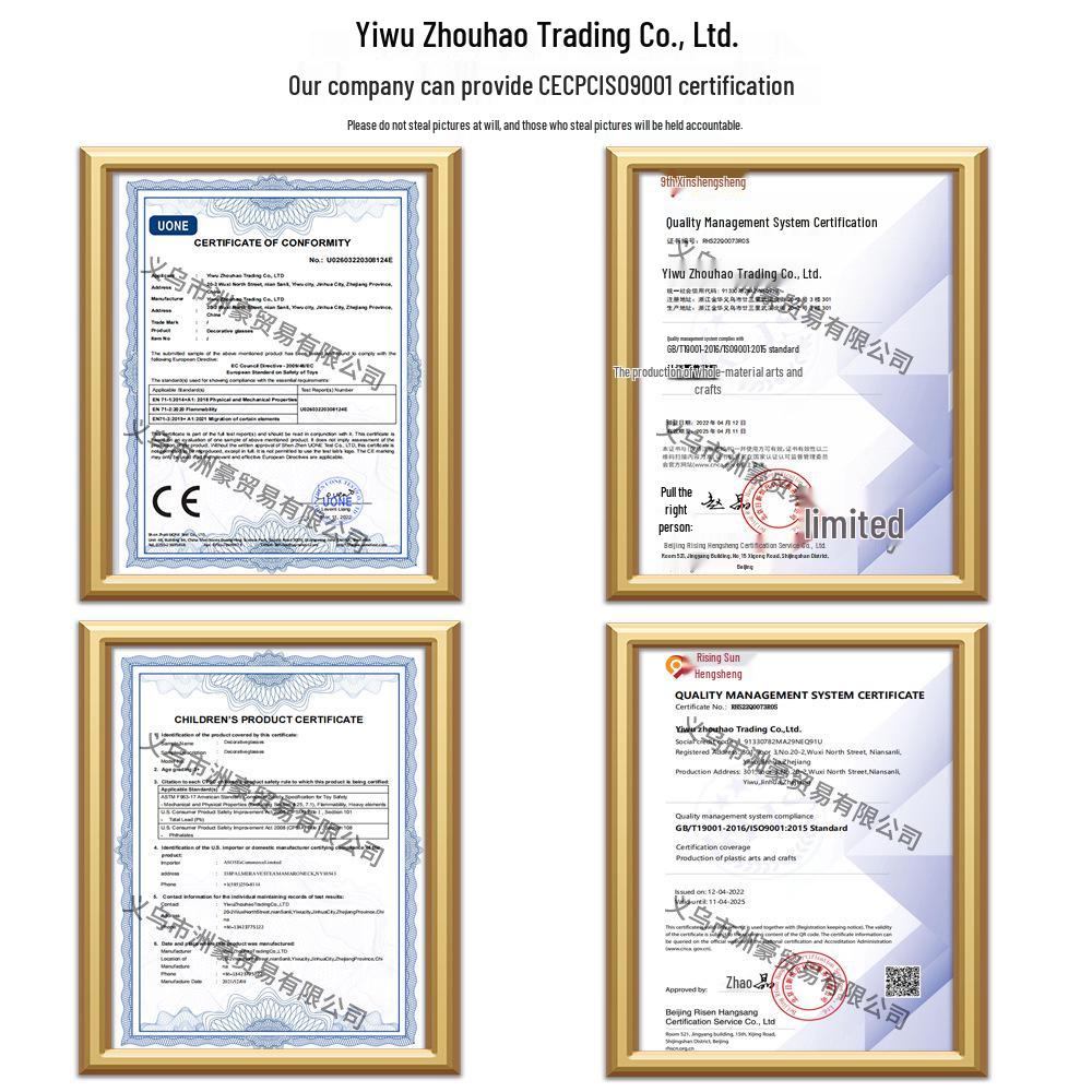 Unisex Christmas Cartoon Antlers Glasses for Adults & Kids - Creative Holiday Gift