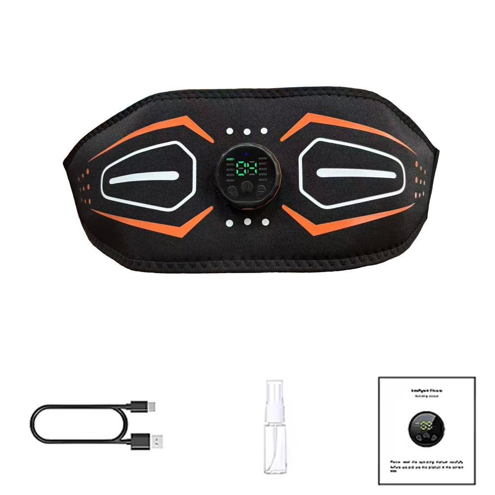 

Smart Muscle Toner Abdominal Toning Belt Ab Trainer EMS Muscle Stimulator Recharge Weight Loss Massage Fitness Equipment Unisex