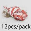 (12 Pcs/bag) Christmas Colorful Wooden Lollipop Candy Decoration Xmas Tree Hanging Decorations Holiday Party Painting Materials