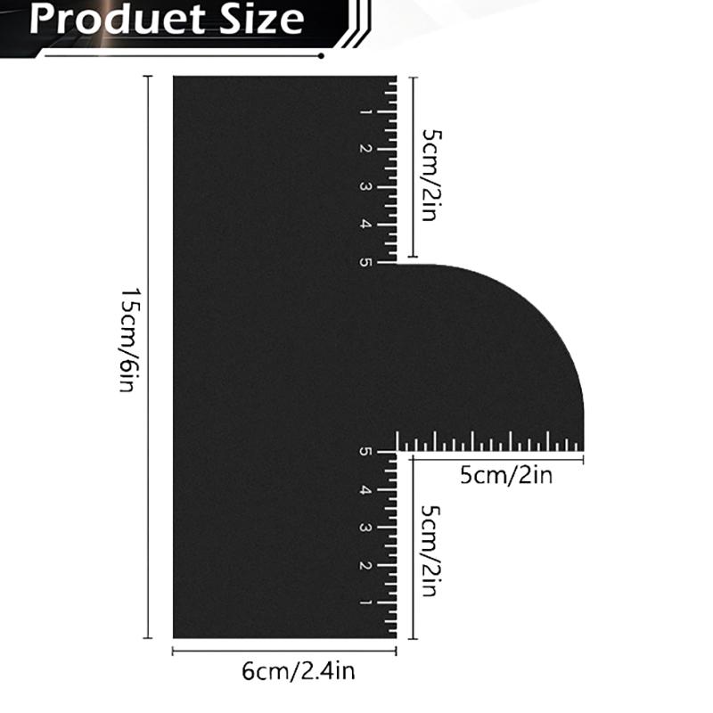 

Профессиональный инструмент для формирования бороды, карта для улучшения линии роста волос для точного формирования бороды, укладки, незаменимый формирователь бороды для мужчин