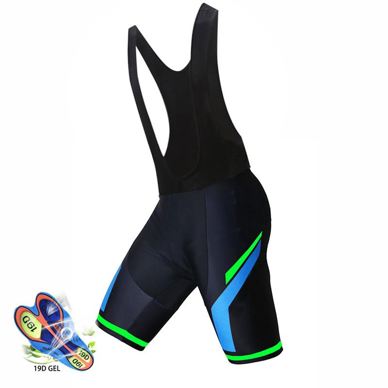 2025 New Black Mens Cycling Bib Shorts Summer Breathable Mountain Bike 19D Gel Pad Bike Bib Tights Shockproof Cycling Shorts XS（old）