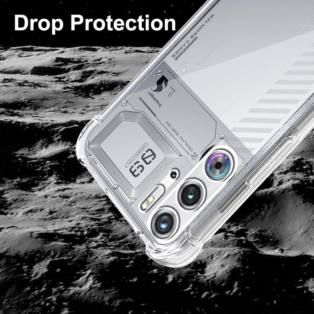 TPU Transparent Phone Case for ZTE Nubia Red Magic 10 Air 9 Pro 9S Pro Protective Cover Shockproof Shell Fundas Capa Coque