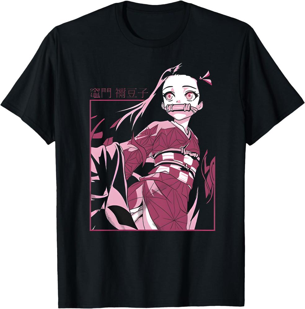 Demon Slayer Nezuko Waifu Anime Manga Kimetsu No Yaiba Cosplay T-Shirt Unisex T-Shirt XXXXL