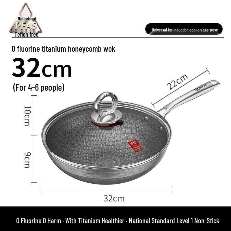 Kangbach 7th Gen 32cm Non-Stick Wok
