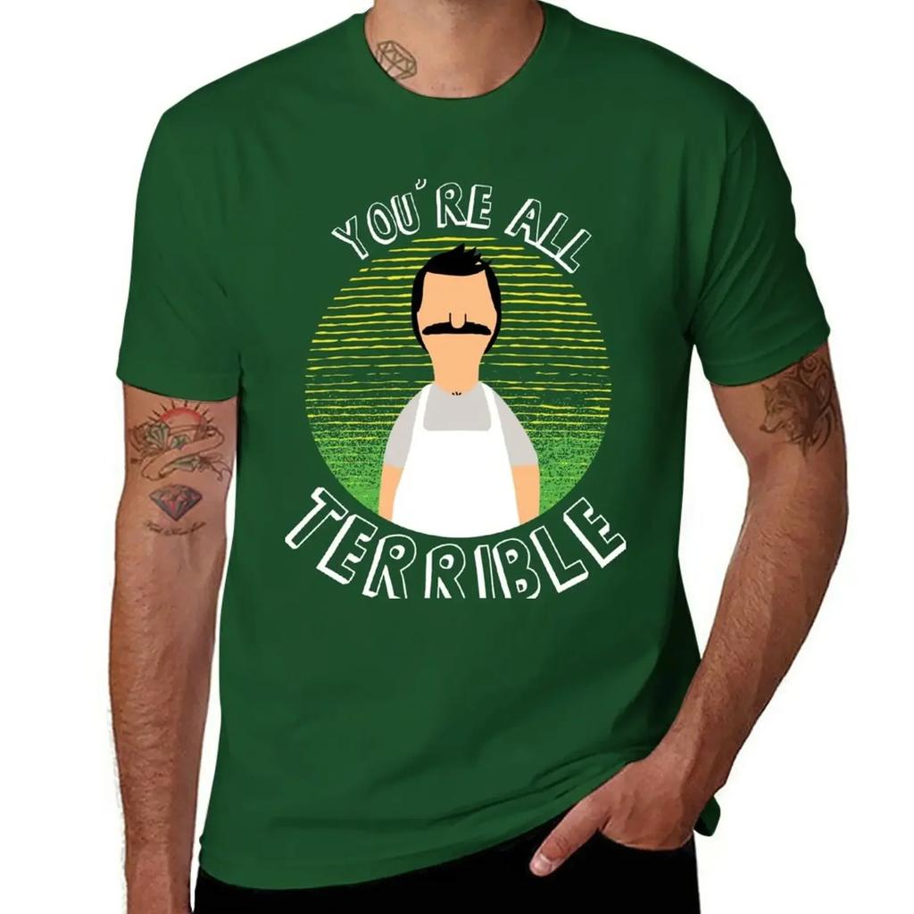 Bob Terrible Tshirt Blanks Oversized Unisexs Clothing