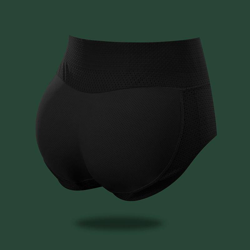 

Новые Женские Трусы-Шорты с Высокой Талией, Треугольной Формой Ягодиц, Подтягивающие Живот, Дышащие, Удобные для Ягодиц S code 37.5-47.5kg чёрный