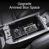 For Chevrolet Equinox 2018-2024 Car ABS Material Center Console Organizer Black
