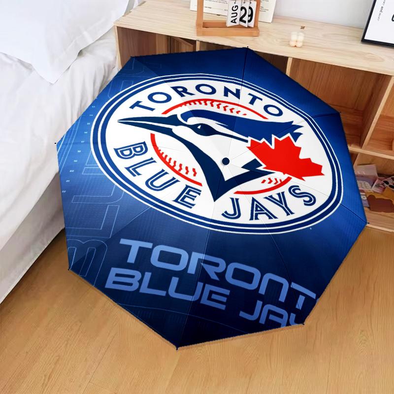 Toronto Jays Umbrella Folding umbrella, automatic umbrella 8-Frame for Travel, camping Use Gift for Halloween Christmas