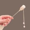 1Pc New Chinese tassel flower hairpin Chinese high-end female antique pan head hairpin hairpin Hanfu cheongsam hair accessories
