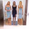 Vestido Midi de Mezclilla Bodycon sin Mangas con Escote en U, Tirantes y Abertura en el Dobladillo para Mujer, Vestido de Jean Casual Vintage