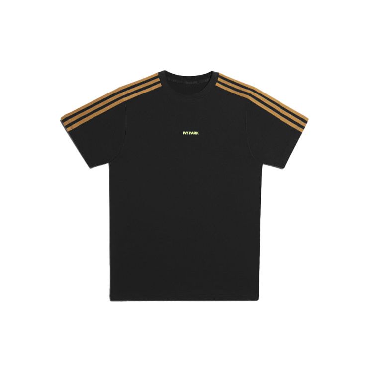 adidas Originals Ivy Park 3-Stripes Short Sleeve T-Shirt Black Unisex GT4080 XXS