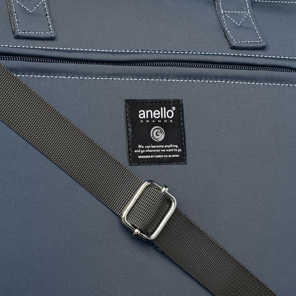 2WAY Tote Bag A4 STAMP GHM0233Z Denim Blue [Anello Grande] Multi-storage/2WAY