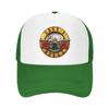 Guns N Roses Uformelt vanlig netting baseballhette metallbåndet Justerbare Snapback-hatter For kvinner Unisex pappa Trucker-hatter