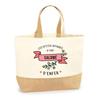 Jute Tote Bag - PLANETEE - The Affairs of a Hellish Salomé - Made In France - Natural Jute - Sturdy Handles