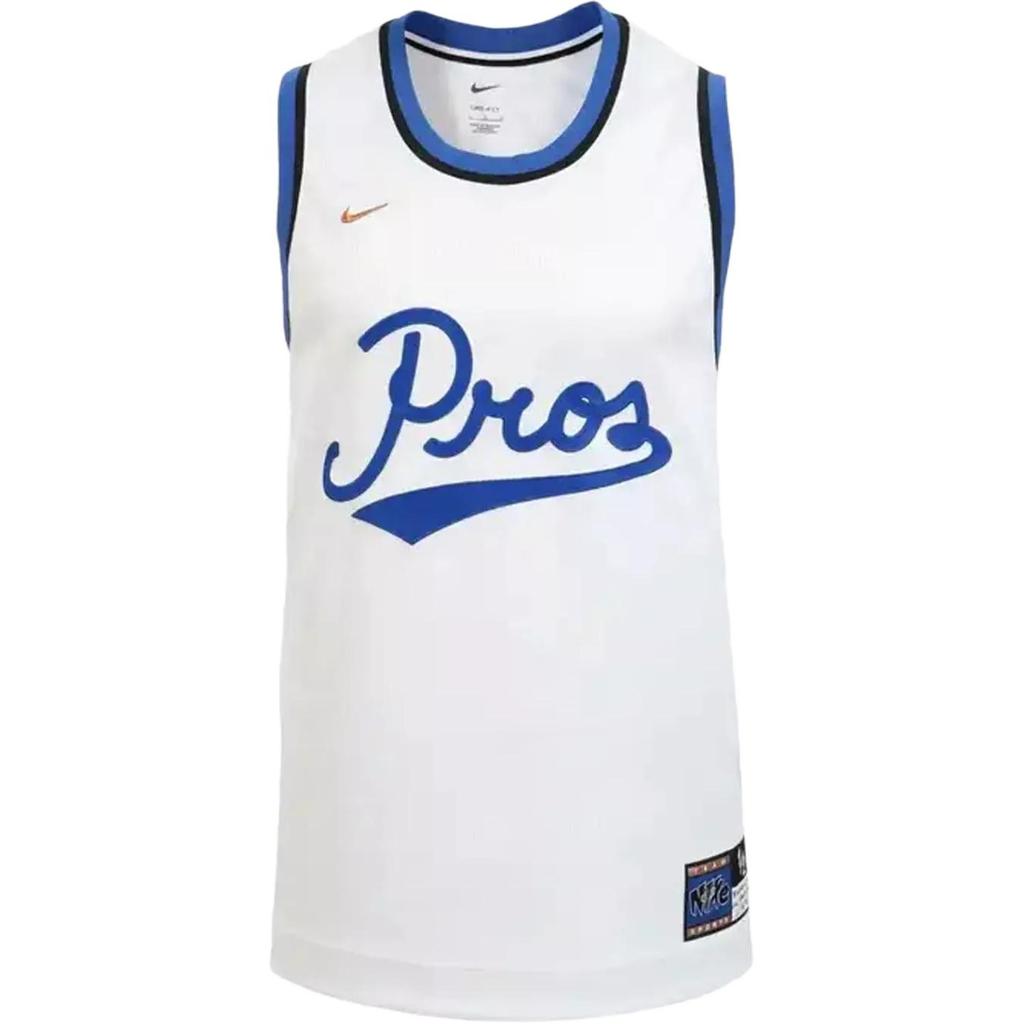 Nike Dri-FIT Logo Round Neck Straight Cut Breathable Sleeveless Vest Men Tops White DA5991-100