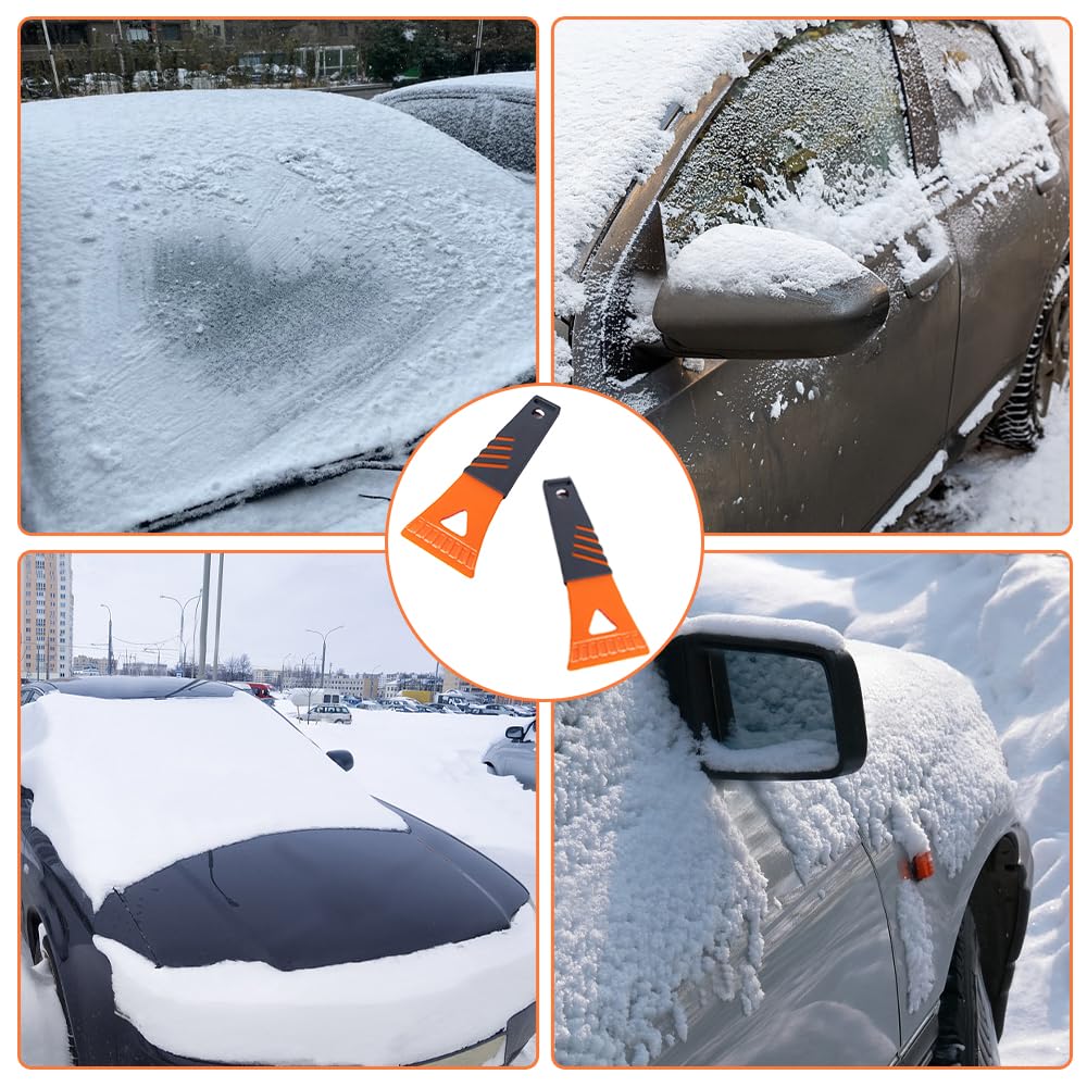 Snow Brush, Snow Removal for Cars, Snowblower Brush, Defrost Spatula, Small Snow Shovel, Defrost,