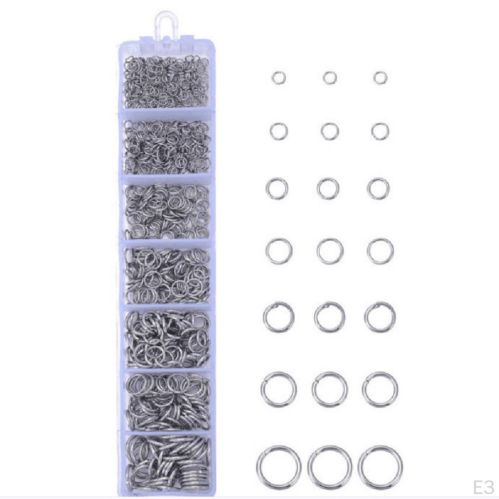 1500 Federringe Schlüsselringe für DIY Schmuck