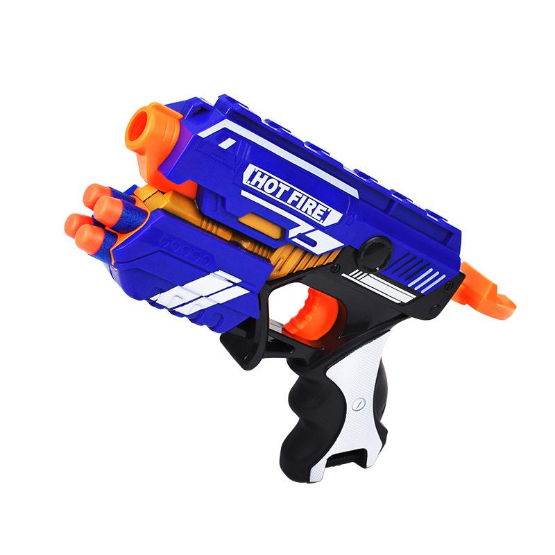 Soft Bullets Manual  2-in-1 Toy Gun EVA Bullets Foam Dart Launcher Parent Child Interactive Battle Toy Outdoor Cs Prop
