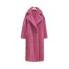 Teddy bear cashmere imitation fur new granular cashmere coat lining thickened coat women's medium and long