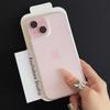 Applicable to iPhone17 Phantom matte mobile phone case Apple 16Pro color transparent TPU anti-drop soft protective case 14 simple