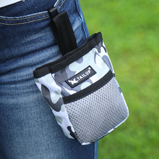Bolsa de Lanche para Treino de Cães de Estimação Portátil para Exterior Recompensa de Alimentação Cintura Bolso para Guloseimas