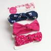 European & American Kids' Rabbit Ears Headband Set: 3-Piece Infant Bow Hair Accessories for Boys & Girls