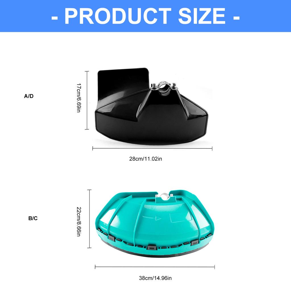Universal Lawn Mower Accessory Protective Panel Deflector Shield Full Assembly Set For Enhancing Durability And Safety