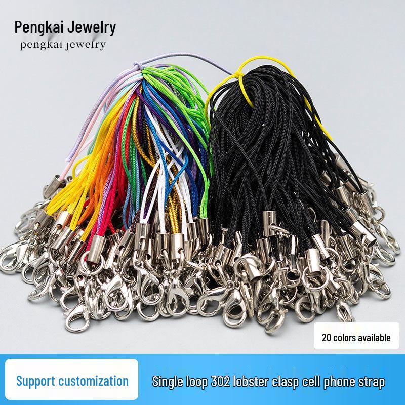 DIY Buntes Handy-Lanyard mit Karabinerverschluss – Handgefertigtes Schmuckaccessoire und Anhängerseil
