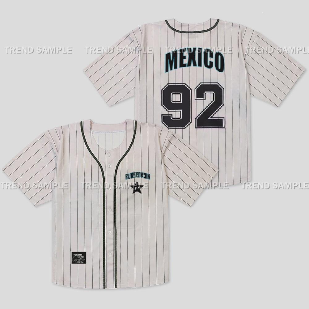 Men's and Women's Same Baseball Uniforms, European and American Baseball Tops, 3D Digital Printing Sportswear, Game Training Uniforms