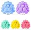 20-Pack 10-Inch Solid Color Balloons for Birthday, Wedding, or Event Decoration