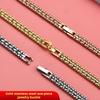 6mm 8mm 10mm 12mm 14mm 16mm Lucido Donna Piccola Taglia Cinturino Universale Acciaio Inossidabile moda Cinturino per Orologio Donna oro rosa Bracciale