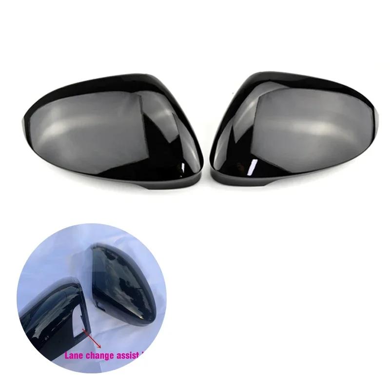 For Volkswagen VW Golf 8 MK8    ABS Car Rearview Side Mirror Cover Wing Cap Exterior Door Housing Trim Replacement